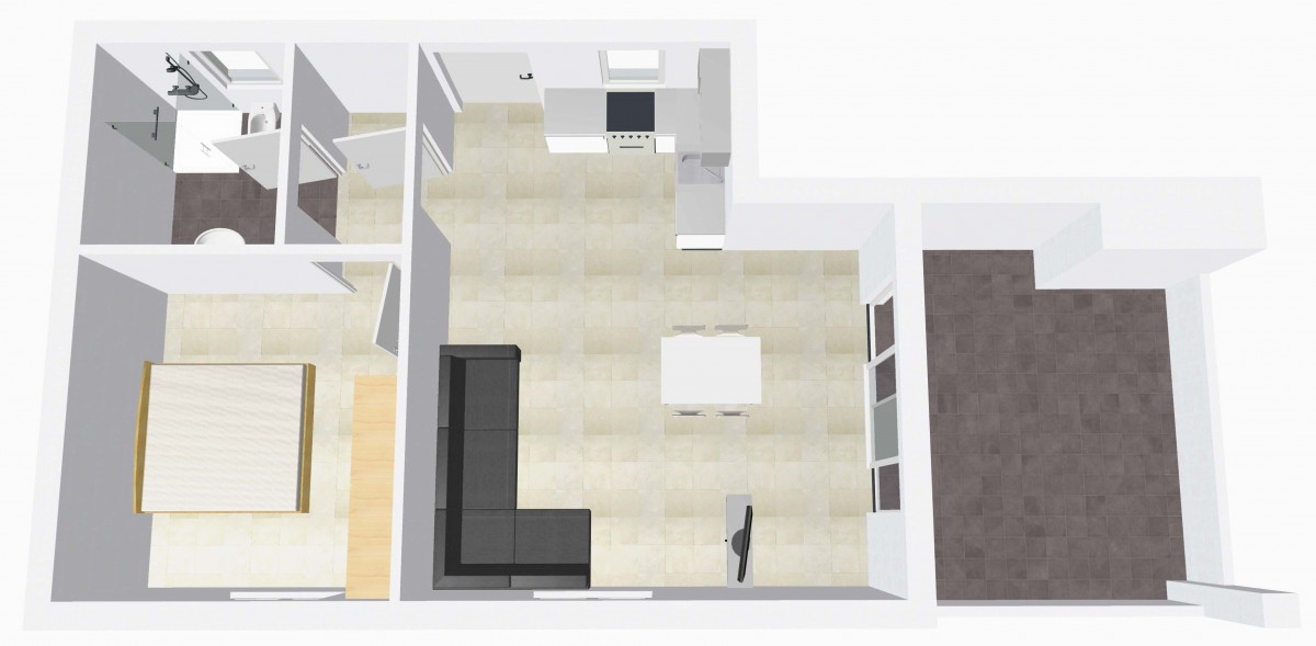 Peschiera del Garda - Neue 2-Zimmer Wohnung mit Loggia