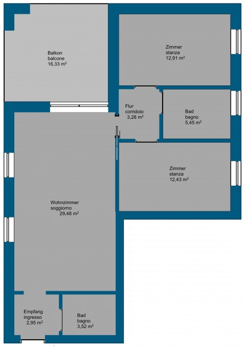 Leifers - 3-Zimmer Wohnung in neuem KlimaHaus A!