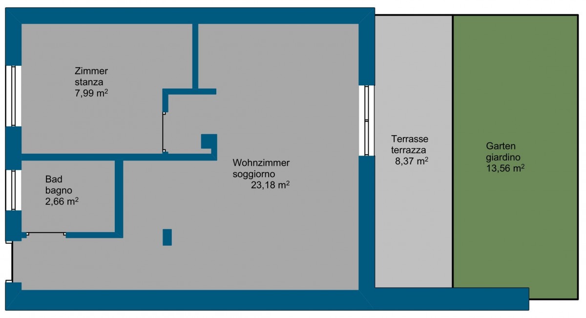 Gemütliche 2-Zimmer Wohnung mit Seeblick