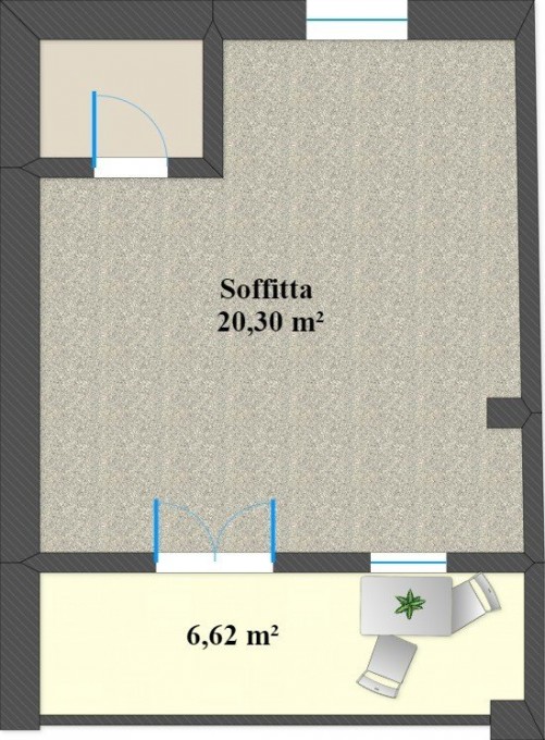 Mezzocorona: Sanierungsbedürftige 3-Zimmerwohnung
