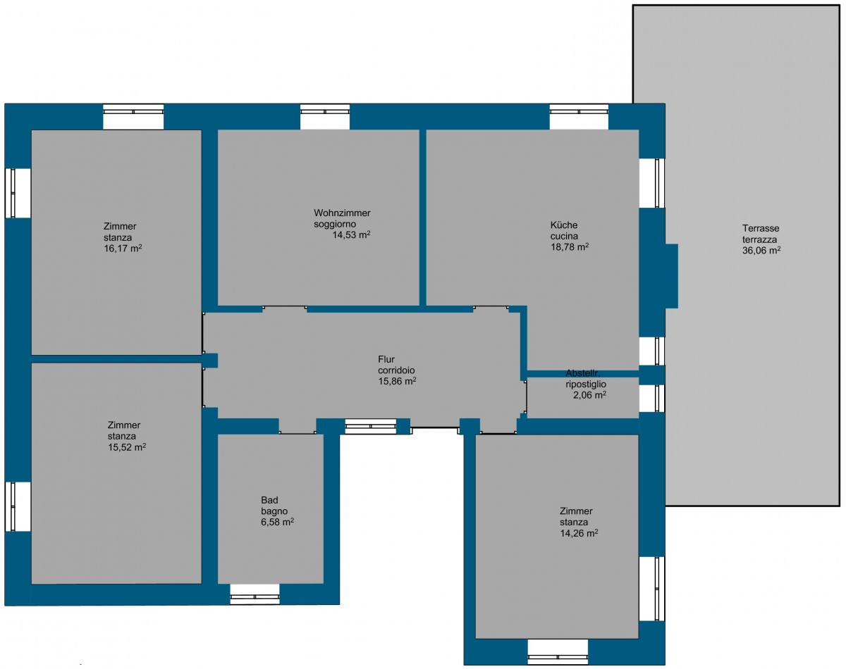 Neumarkt - Geräumige 4-Zimmer Wohnung mit Terrasse in zentraler Lage!