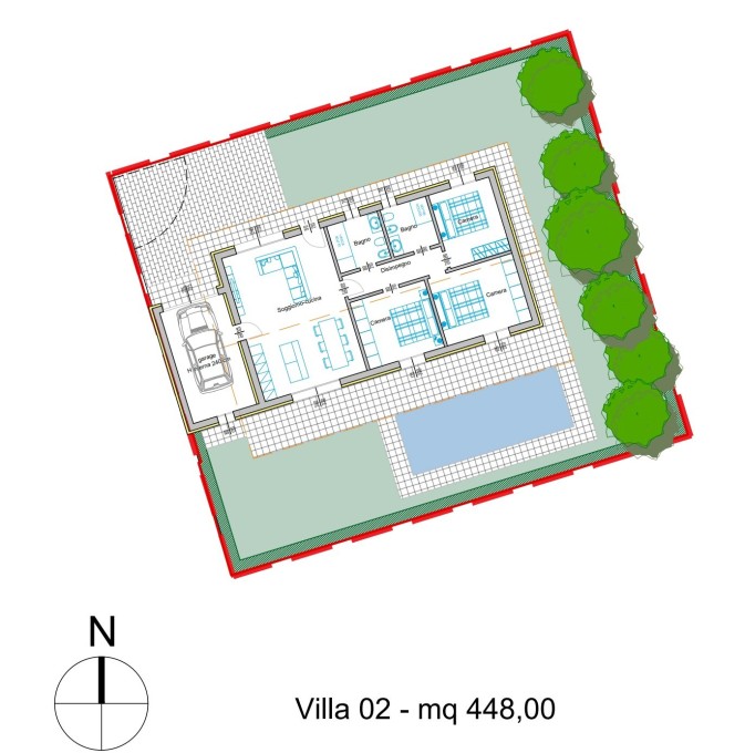 Puegnago del Garda - Nuova villa singola con giardino in posizione tranquilla!