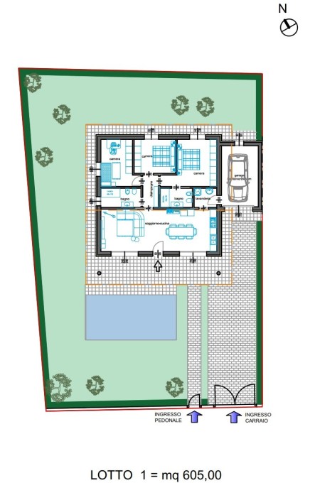 Manerba del Garda: neues Einfamilienhaus mit Garten!
