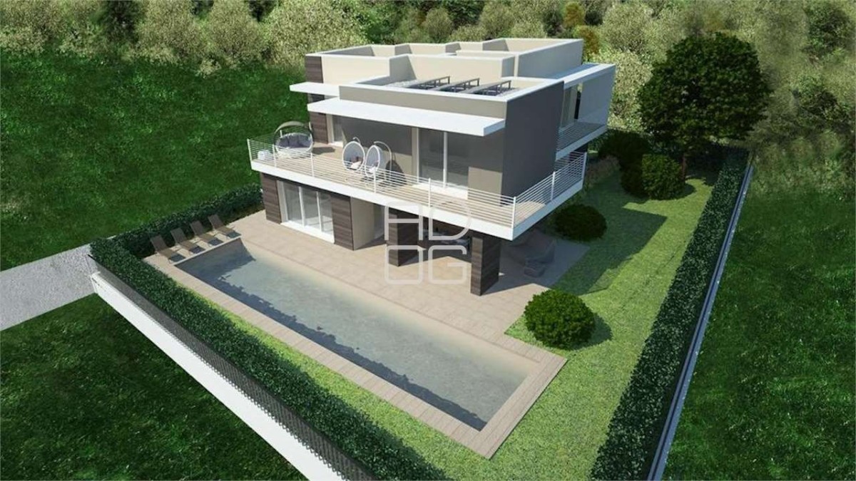 Repräsentative Villa mit modernem Design