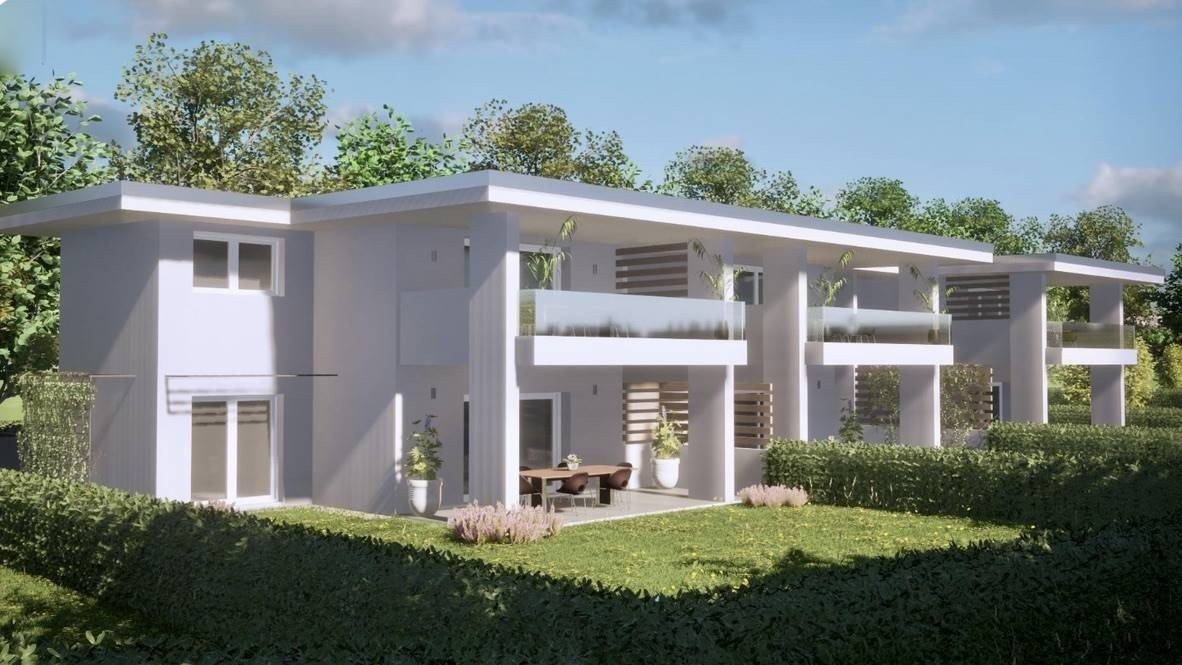 Nuovo trilocale  con terrazzo in piccolo residence e piscina