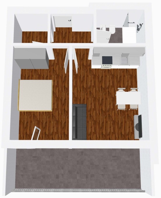 Ritten/Oberbozen - Neue 2-Zimmer Wohnung mit Terrasse und freier Aussicht!