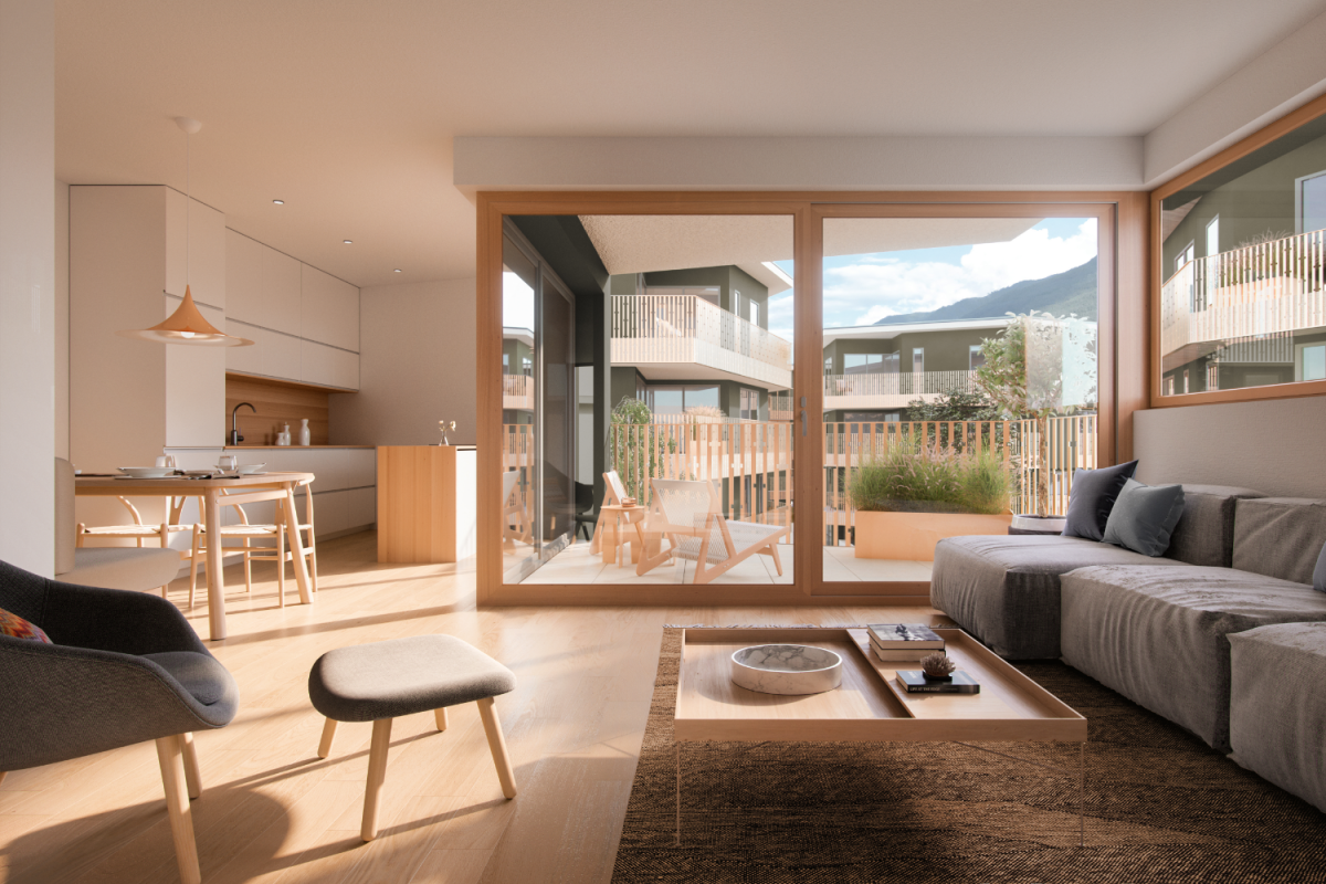 Ihr neues Zuhause in Latsch: Schöne Zweizimmerwohnung zu verkaufen B16a