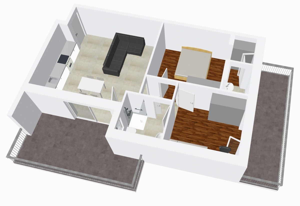3-Zimmer Wohnung mit Terrasse