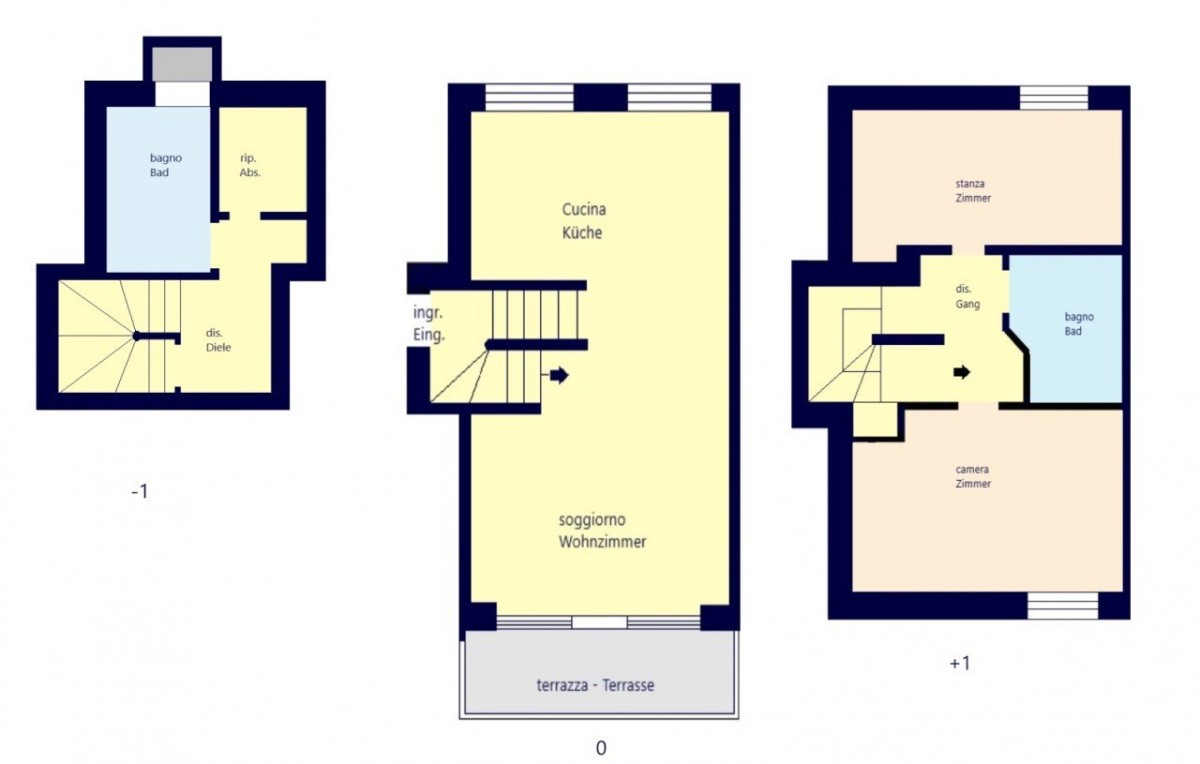 Drei-Zimmer-Duplex