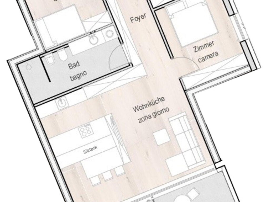 W5: Neubau-4-Raum-Wohnung mit Terrasse in sonniger Panoramalage
