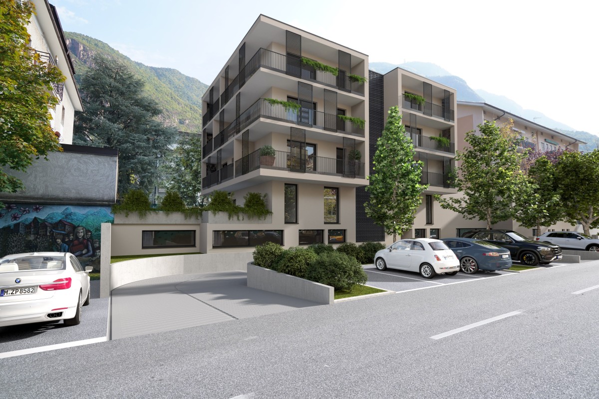 Bolzano - Nuovo trilocale con ampia terrazza in Via del Parco!