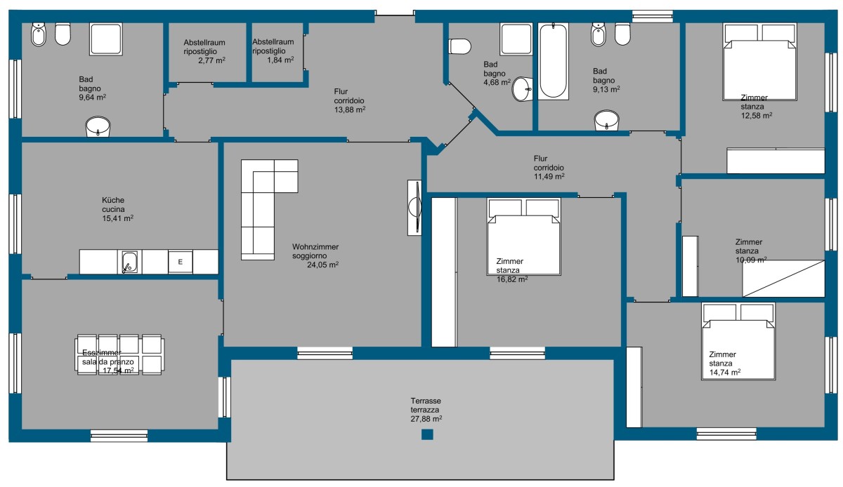 Merano - Enorme appartamento in affitto con terrazza!