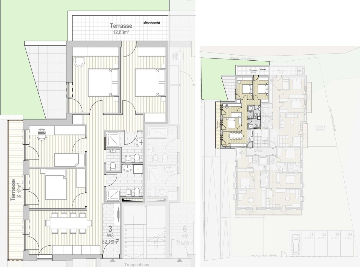 W3 - Appartamento a cinque stanze convenzionato con giardino