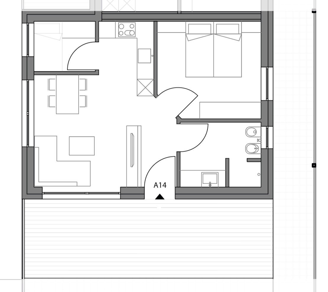 A14 - Zweizimmerwohnung mit Balkon