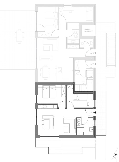 A18 - Dreizimmerwohnung mit Terrasse