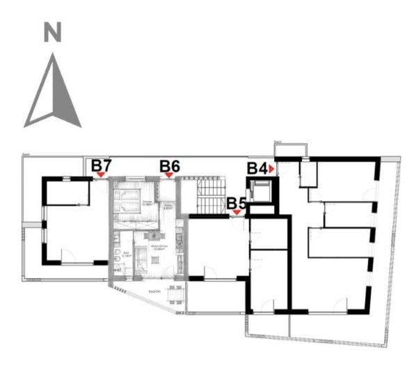 B6 - Zweizimmerwohnung mit Südbalkon
