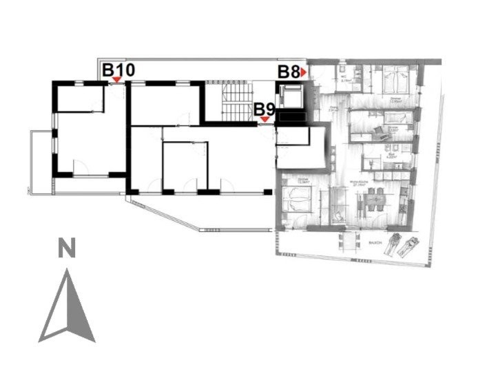 B8 - Vierzimmerwohnung mit Südbalkon