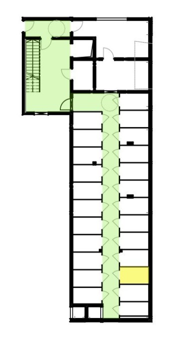 A 11 - Einzimmerwohnung im 2. Obergeschoss