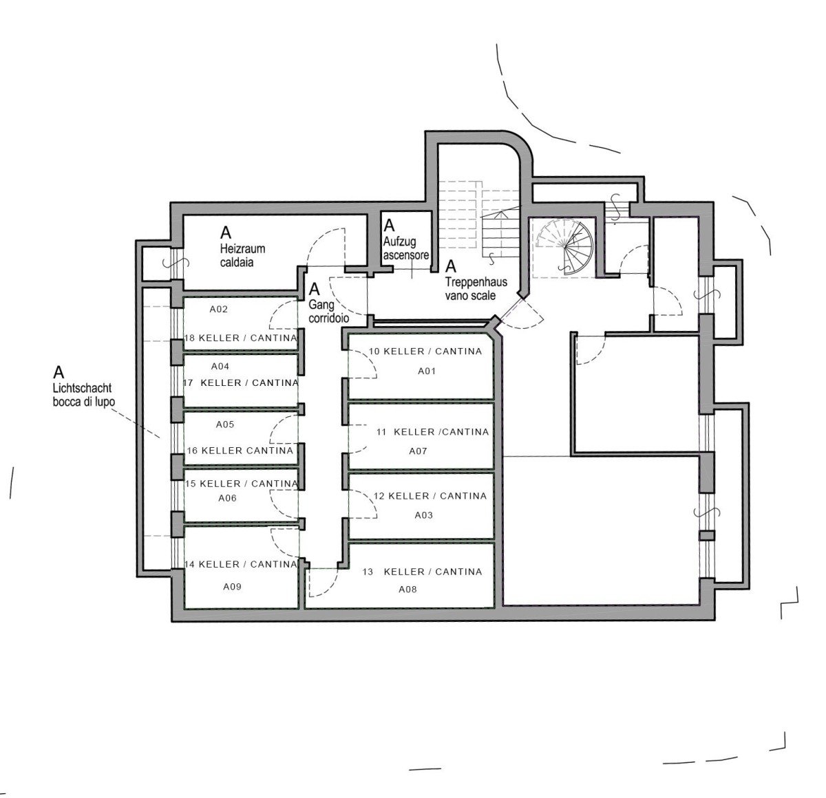 Konventionierte Mitarbeiterwohnung mit fünf Zimmern