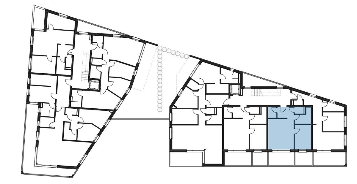 B08 - Zweizimmerwohnung im 1. Obergeschoss