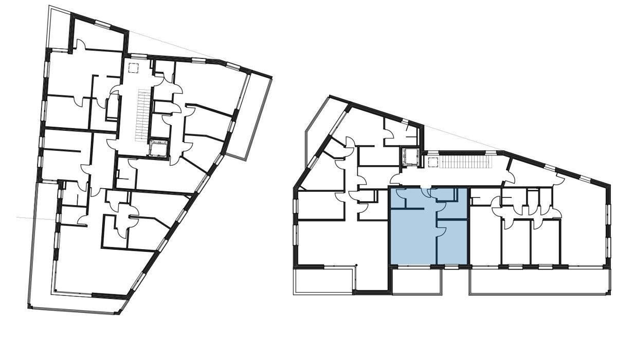 B11 - Zweizimmerwohnung im Dachgeschoss