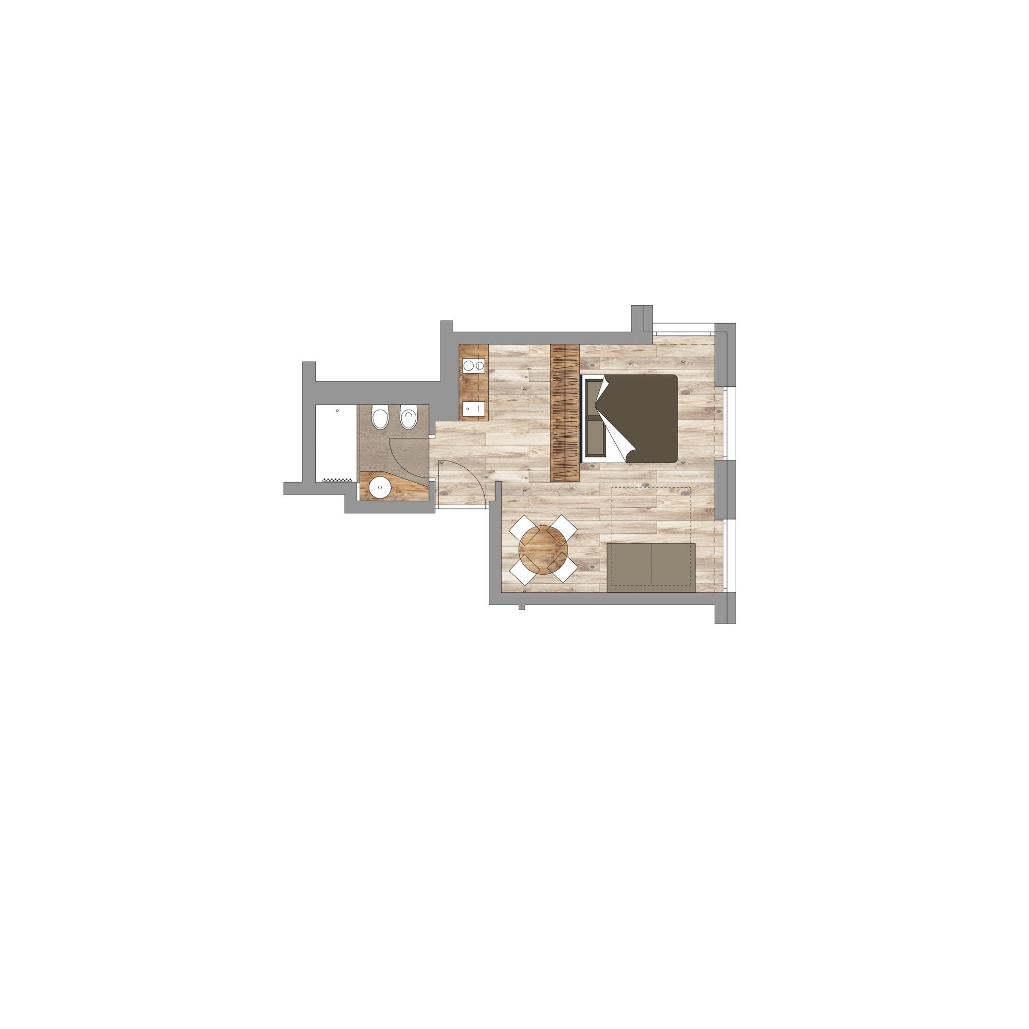 A2 - POST MOUNTAIN - Monolokal mit hochwertiger Ausstattung im 3. Obergeschoss