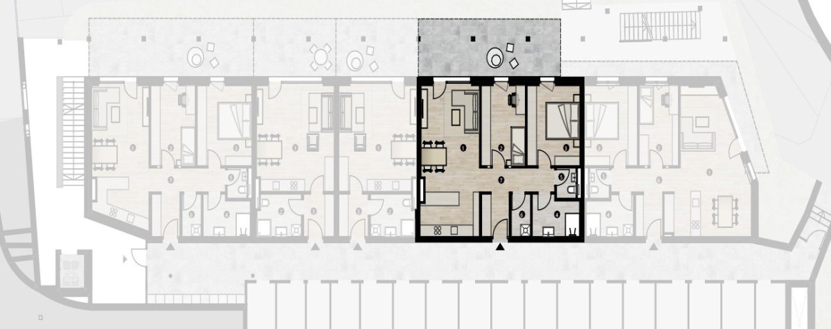 A04 - Dreizimmerwohnung mit großer Terrasse