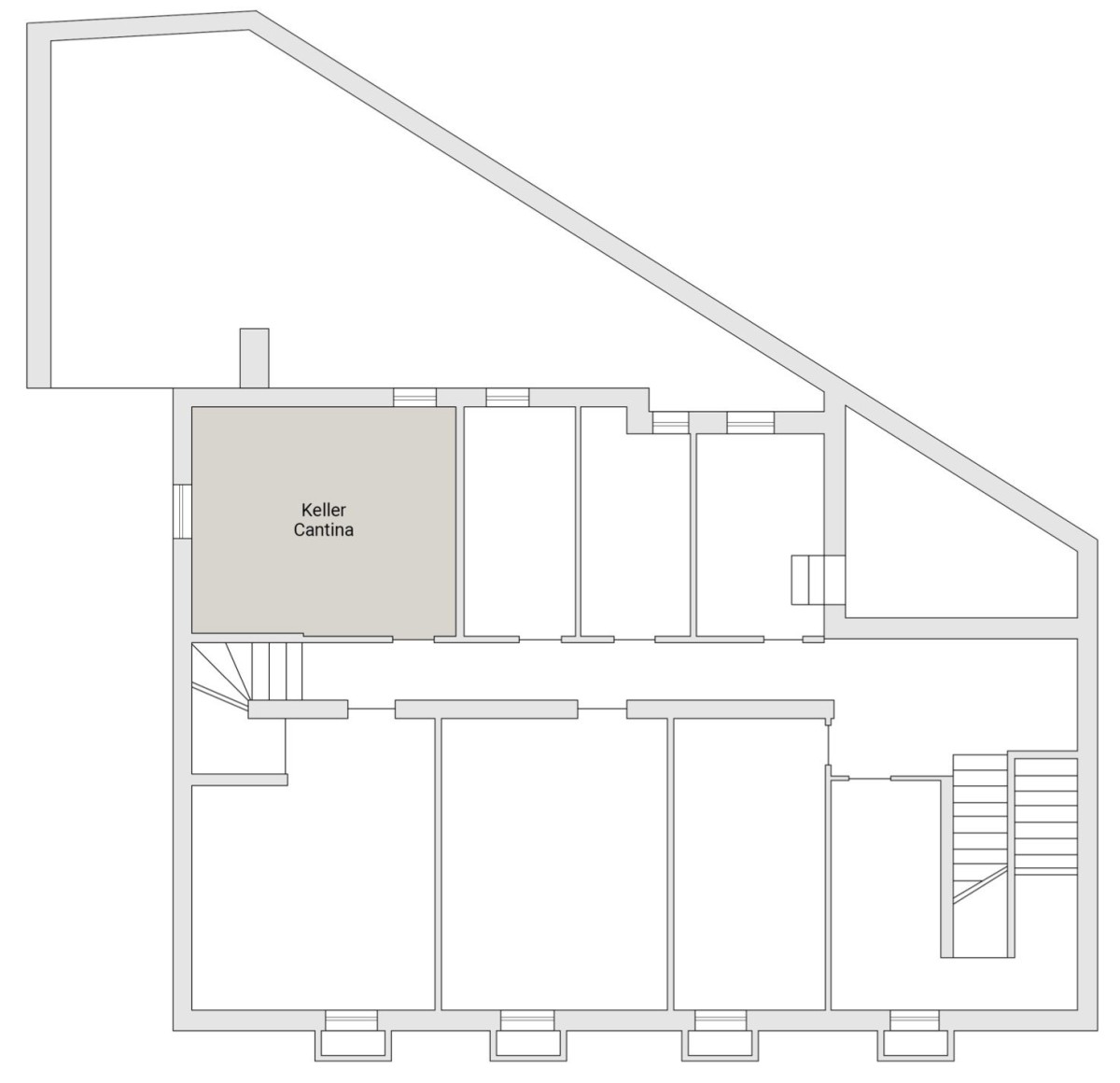 Dachgeschosswohnung mit Ausbaupotenzial
