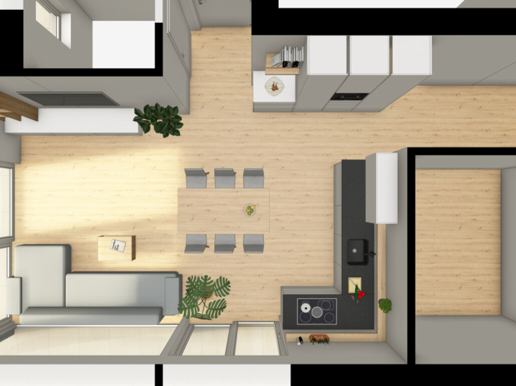Nuovo appartamento attico con ampia terrazza, ultimo piano