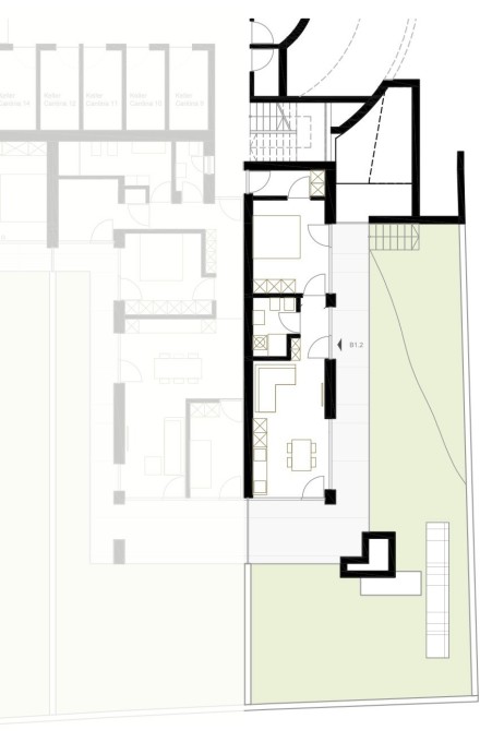 B1.2 - Zweizimmerwohnung mit Terrasse und Garten
