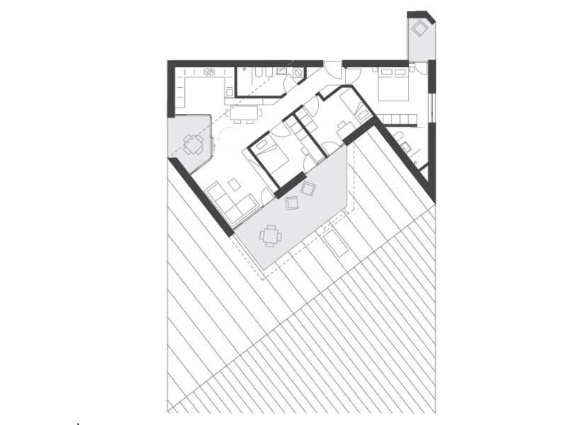 Penthousewohnung in der Residence Felicius in Laas zu verkaufen