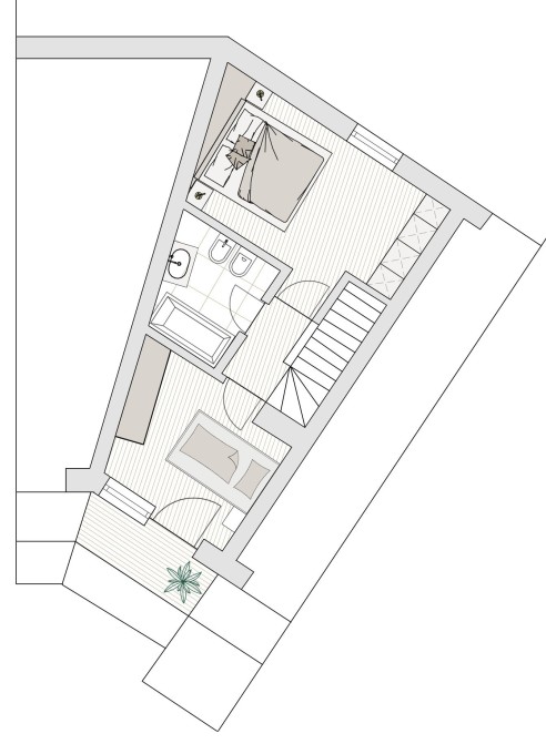 Moderne Dreizimmerwohnung mit Südbalkon