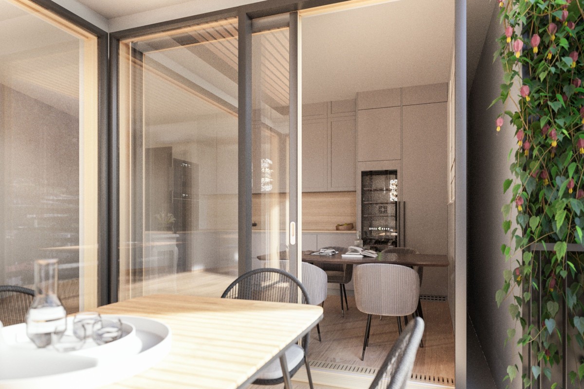 Sonnenreiche 3-Zimmer-Dachgeschoss-Wohnung mit Süd-Ost-Ausrichtung in Meran zu verkaufen, Neubau