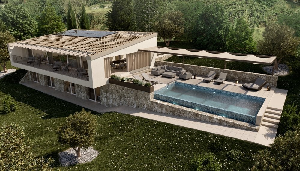 Villa Sunset - Luxusvilla mit Seeblick und Pool