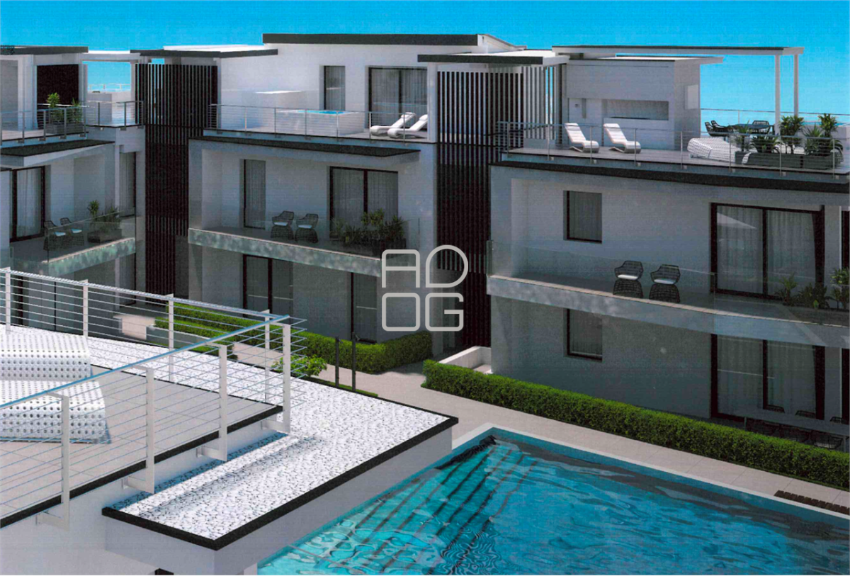 Vier-Zimmer-Wohnung in moderner Anlage mit Pool