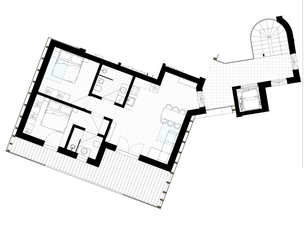 A7 - Dreizimmerwohnung mit großem Wohnzimmer