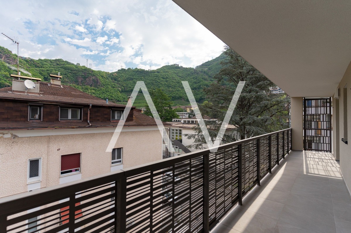 Appartamento di nuova costruzione in vendita a Bolzano con 1 camera da letto.